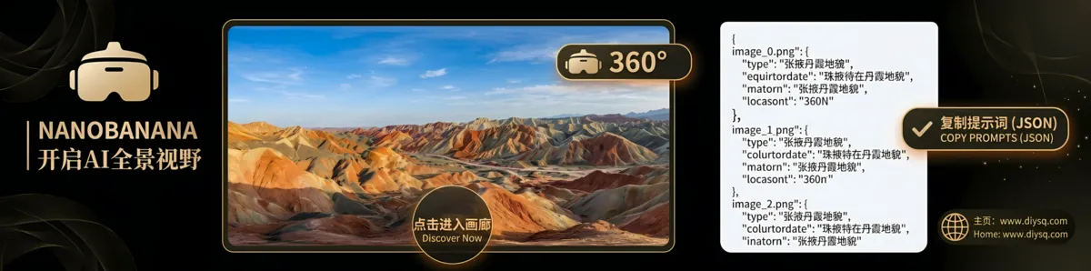 绘梦拾光 360全景 AI 提示词库