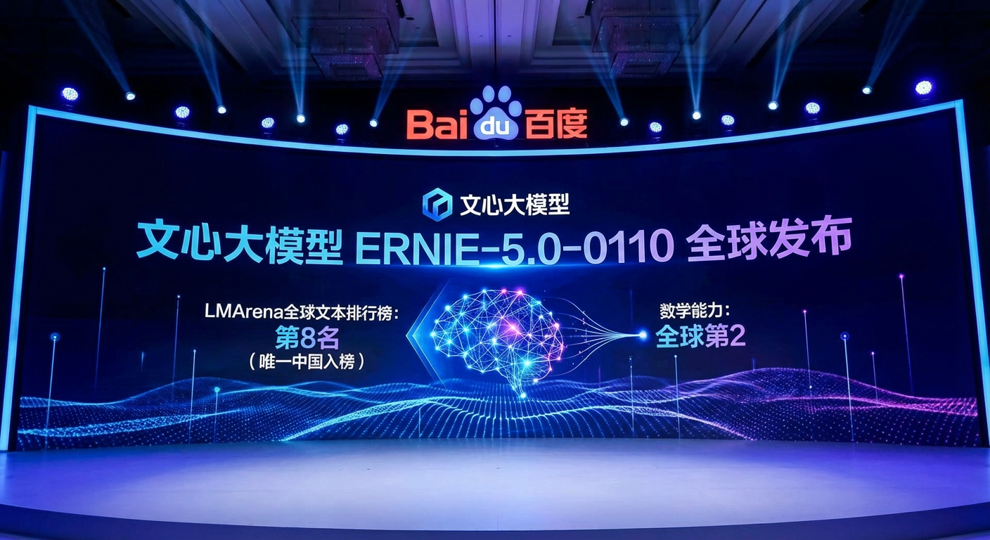 国产大模型新突破:百度文心ERNIE-5.0-0110发布,多项能力进入全球顶尖行列