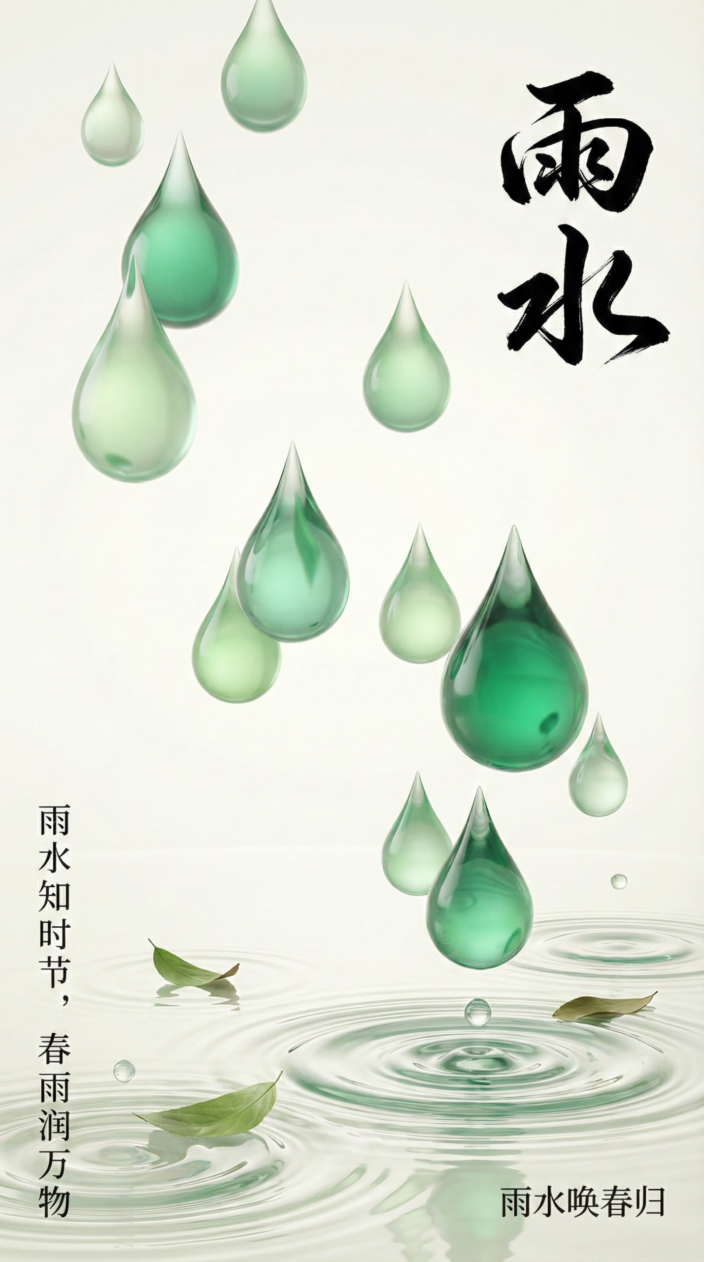 滴落水韵雨水