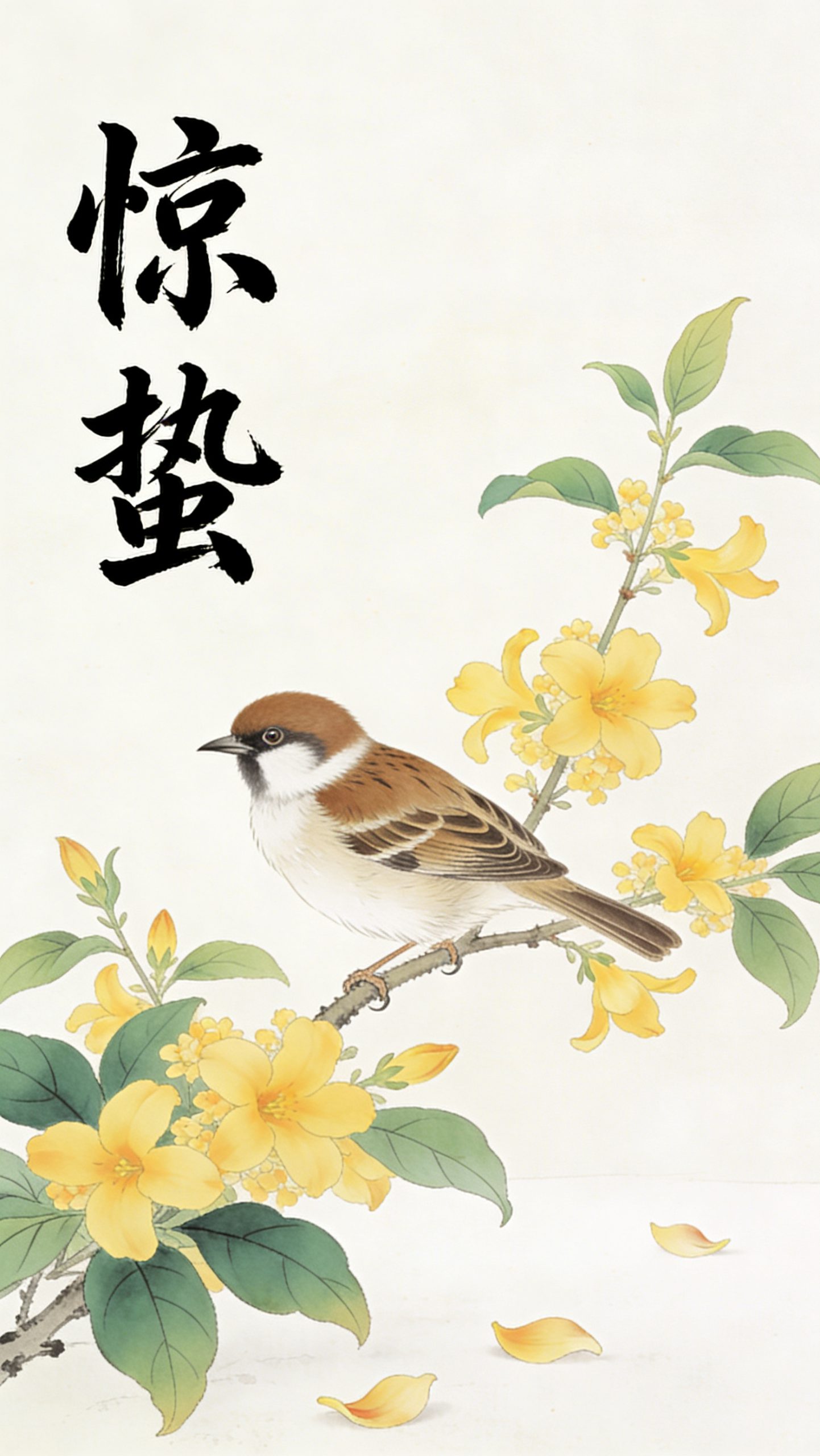 惊蛰·春枝报晓