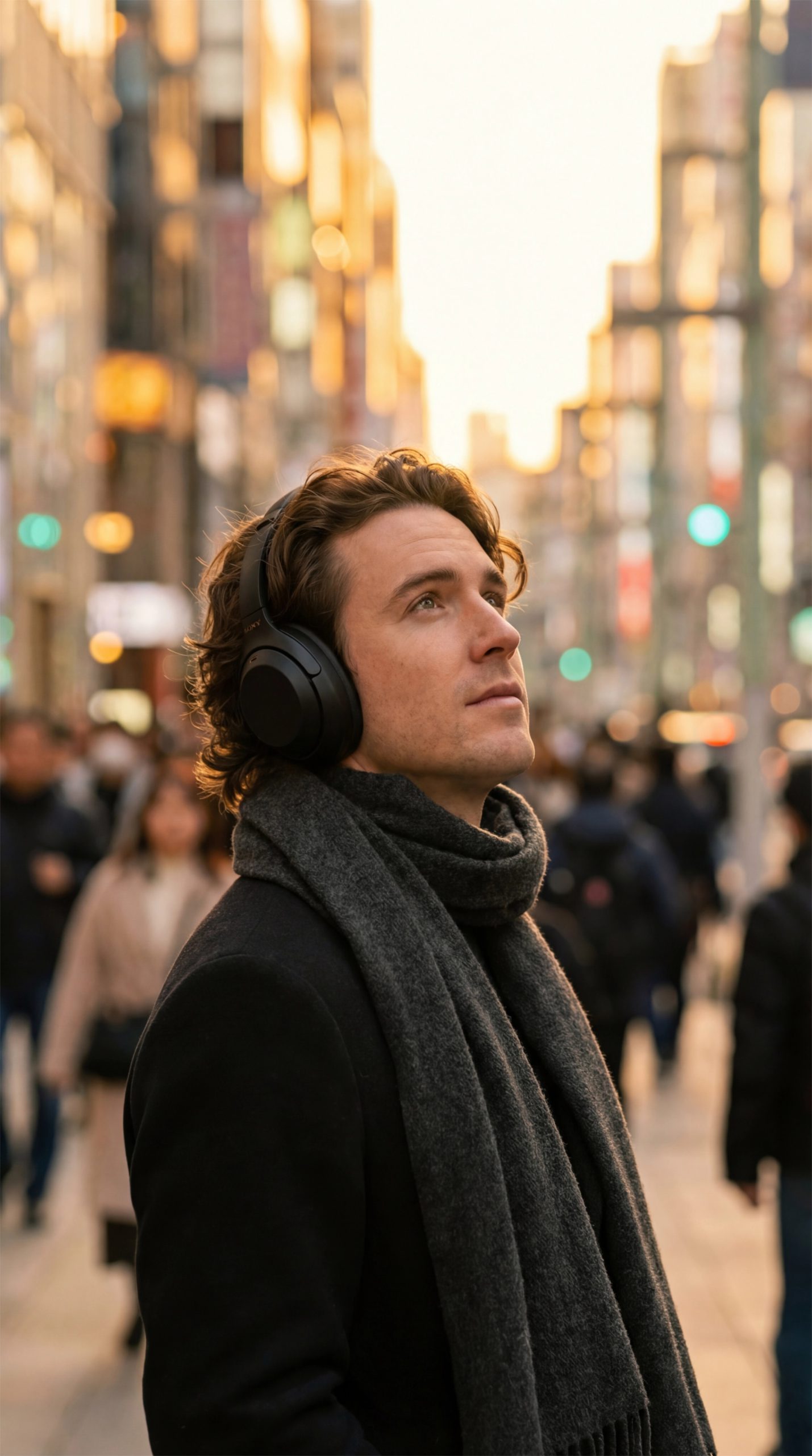 拥挤的城市街道