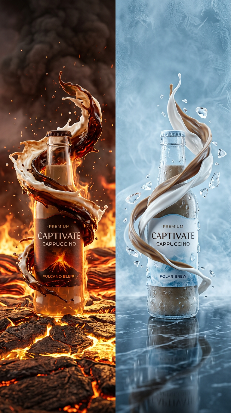 冰火双生 · 极境对撞：一瓶卡布奇诺的冷热双极感官革命