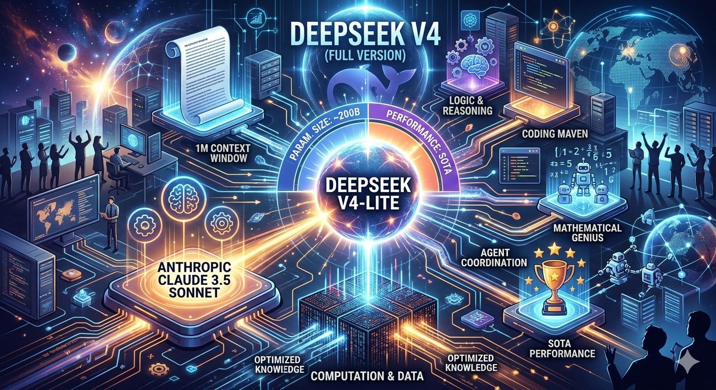 2000亿参数的“技术奇迹”：DeepSeek V4-Lite 凭实力封神，剑指全球大模型之巅