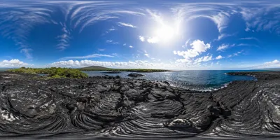 AI绘画｜冰岛冬日海岸360°全景秘境